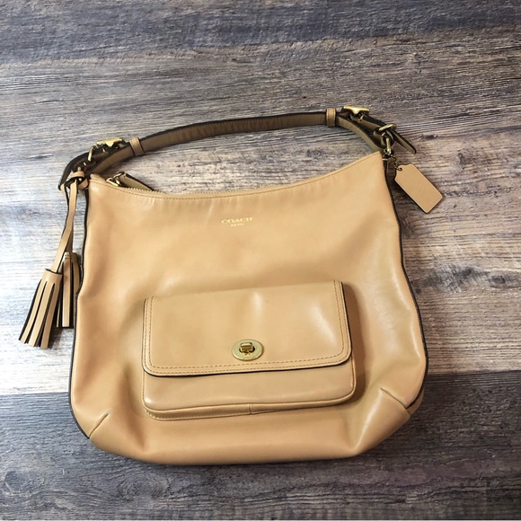 Coach tan legacy leather courtenay hobo pu… - Picture 1 of 14